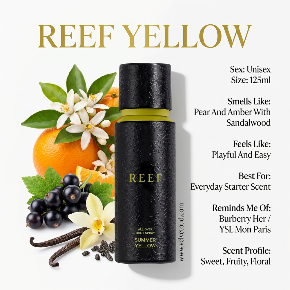 Reef Yellow Body Spray