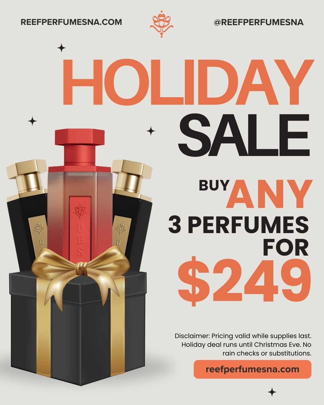 Pick ANY 3 for $249!